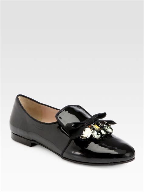 miu miu patent bow flats|Miu Miu Patent Logo.